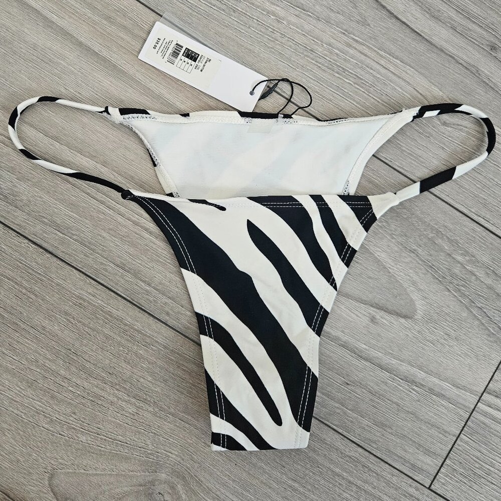 NWT Never Worn Zebra Swim Bottoms